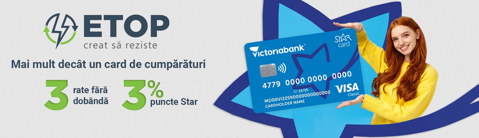 Cu STAR CARD cumperi de la ETOP