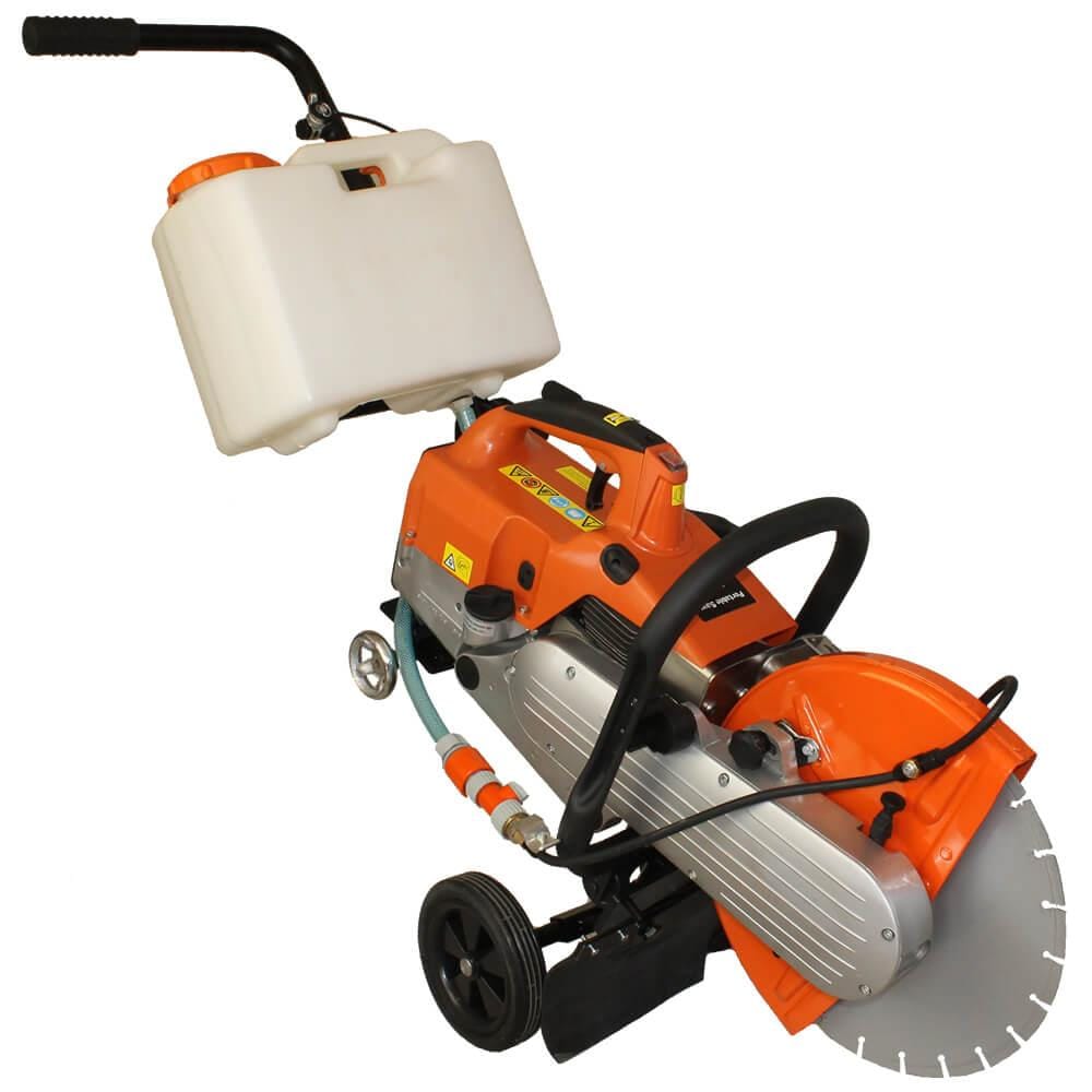 MD350 Пила Для Резки с тележкой, бензиновый двигатель, диск 350 мм, 4.0 лс