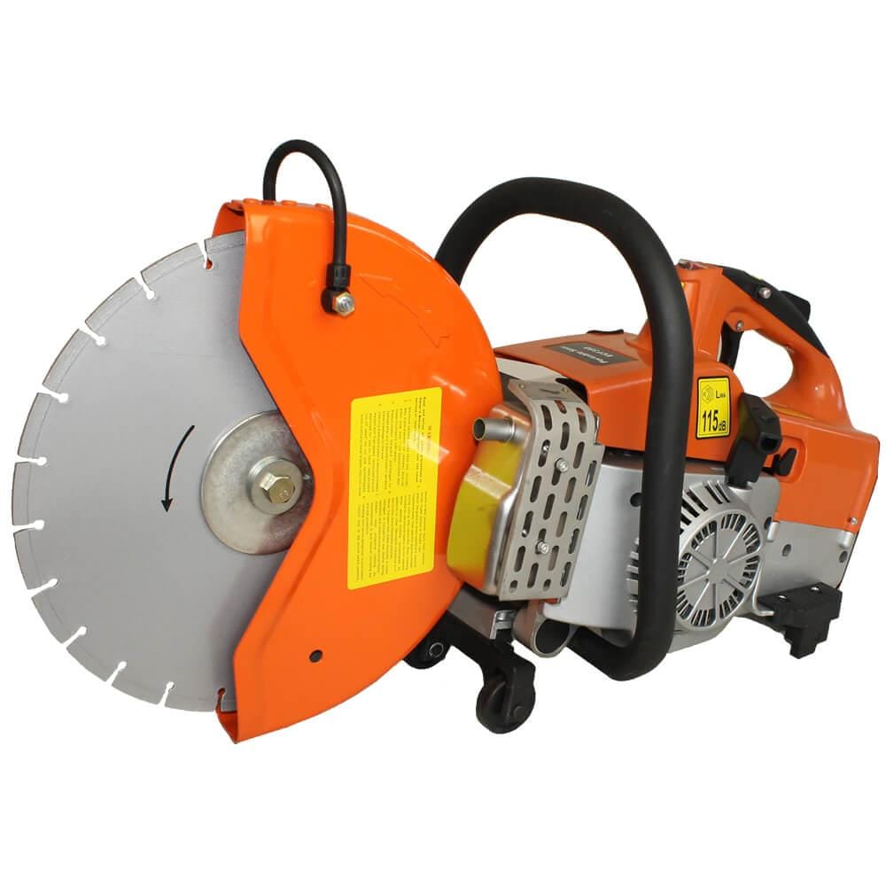 MD350 Пила Для Резки с тележкой, бензиновый двигатель, диск 350 мм, 4.0 лс