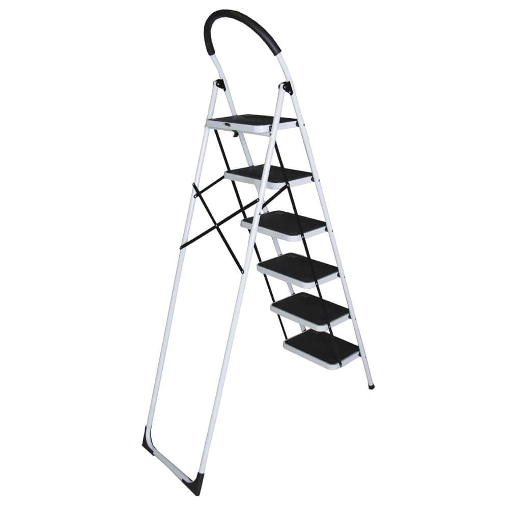 STR0206 Стальная стремянка 6 ступеньки, 145 см