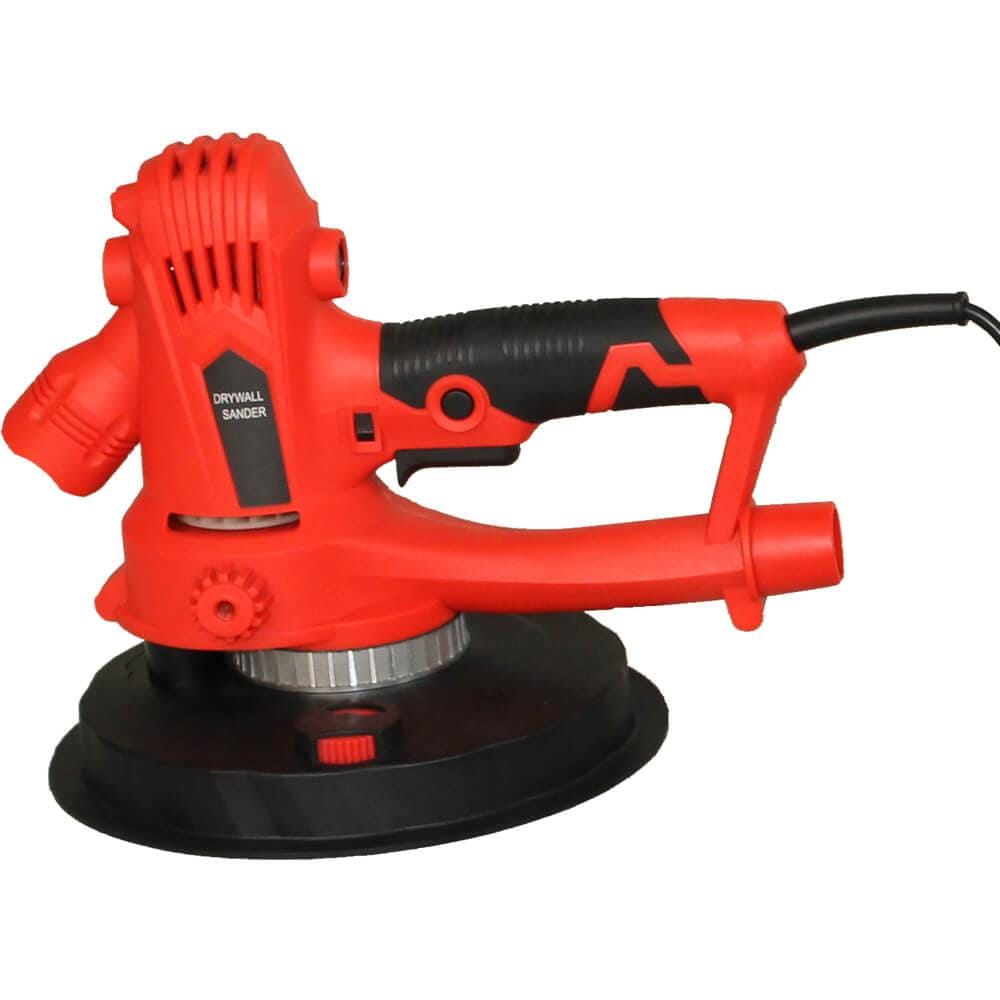 Шлифовальная машина без удлинителя BISONTE SP-700 с рабочим светом и мешок для сбора пыли.