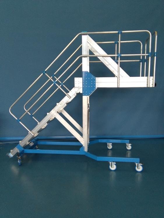 Platformă mobilă din aluminiu rabatabil