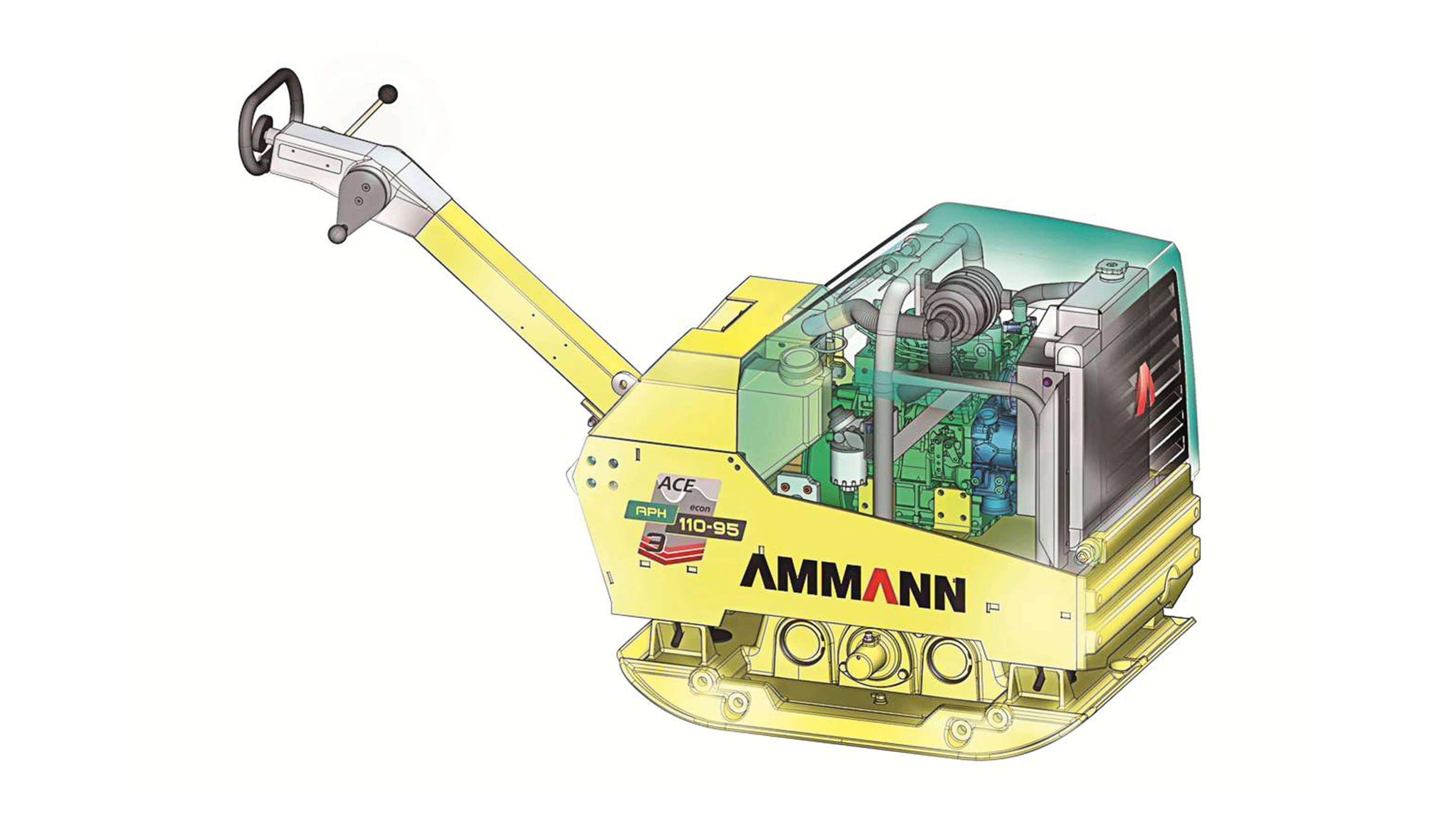 Placa compactoare reversibila hidrostatica AMMANN APH 110-95