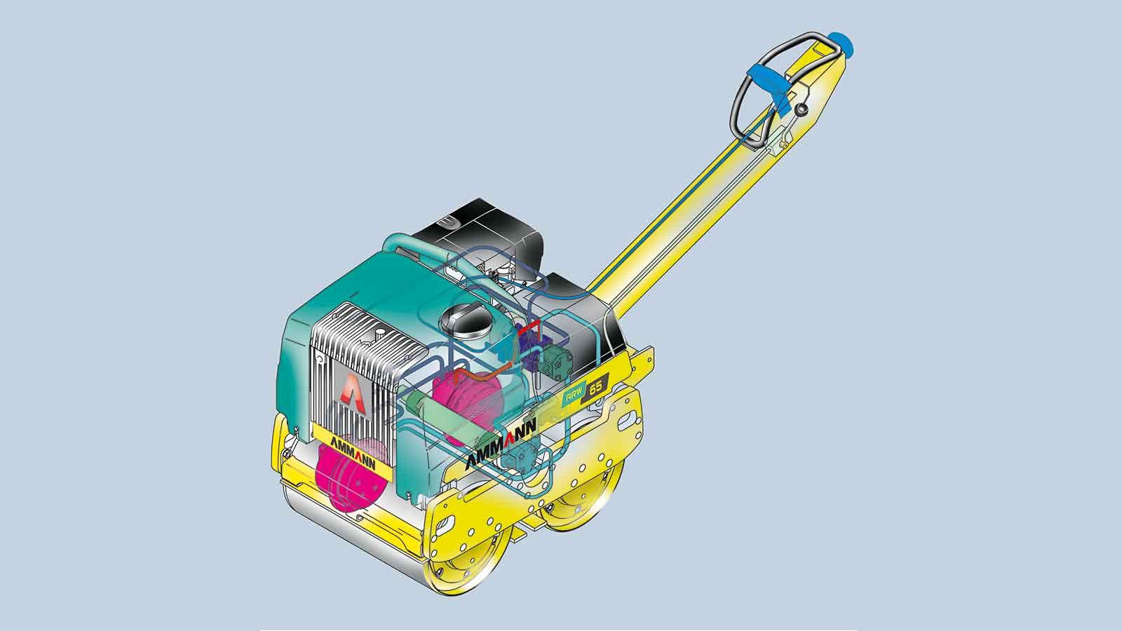 Ручной виброкаток AMMANN ARW 65
